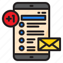 mobilephone, notification, mail, email, smartphone