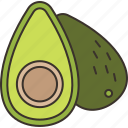 avocado, fruit, vegetable, fresh, organic