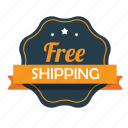 ecommerce, emblem, free, free shipping, guarantee, shipping, shop