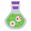 jar, bottle, eyeball, poison, spooky, horror