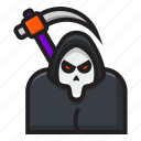 death, grim, halloween, horror, reaper, scary, scythe