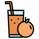 orange, juice, water, glass, fruit, healthy, food