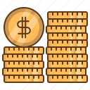 coins, money, currency, finance, business