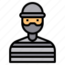 bandit, criminal, mask, security, thief