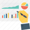 bar, chart, graph, pie, report