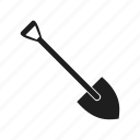 instrument, shovel, tool, work, worker