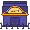 building, night, nightclub, party, structure