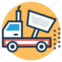 construction truck, dump truck, transport, truck, vehicle