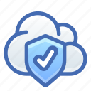 cloud, shield, protected, safe