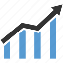 analytics, bar, chart, increase