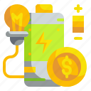 battery, energy, idea, money, technology