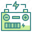 battery, electronics, energy, poles, transportation 