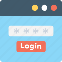 access, account login, login, password, signin