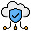 cloud, computing, storage, data, security, protection, shield