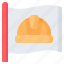 flag, labour, labor, day, helmet, worker, construction 