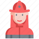 fireman, profession, jobs, firefighting, avatar, man, people