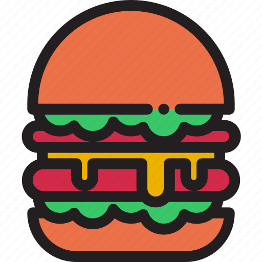 Burger, double, food, hamburger, restaurant, sign icon - Download on Iconfinder