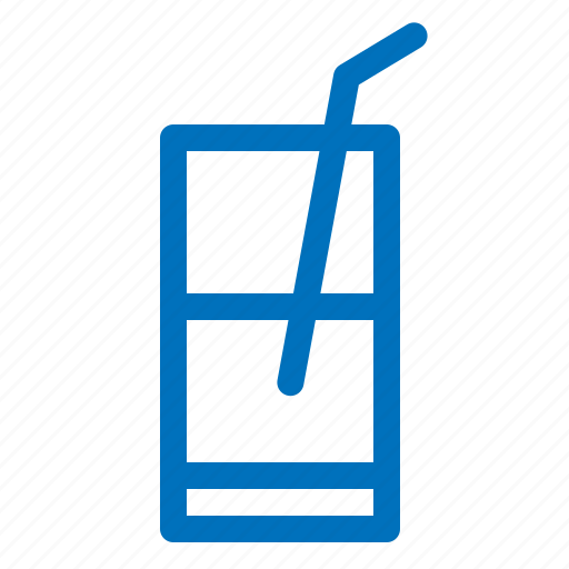 Alcohol, drink, glass, juice, straw, water icon - Download on Iconfinder