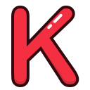 k, letter, red, alphabet, letters