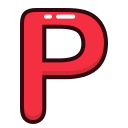 letter, p, red, alphabet, letters