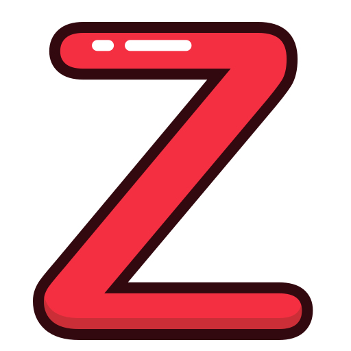 Letter, red, z, alphabet, letters icon - Free download