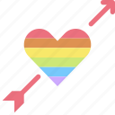 arrow, heart, homosexual, lgbt, pride