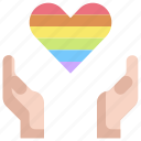 heart, homosexual, lgbt, love, pride, rainbow