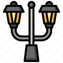 street, light, lamp, post, lights, illumination, bulb