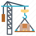 cargo, crane, logistics, shipping