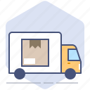 logistics, courier, delivery, package, parcel, shipping, truck