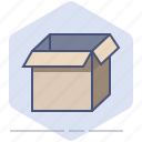 box, delivery, logistics, open, package, packet, shipping