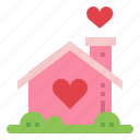 home, love, residence, house, building, heart