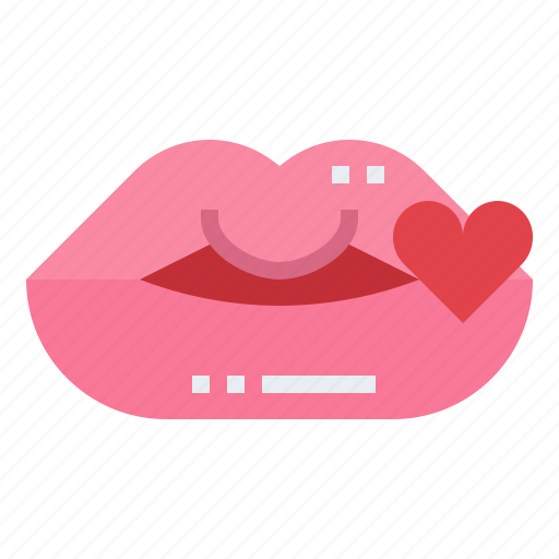 Kiss, lip, romantic, mouth, lips, love, heart icon - Download on Iconfinder