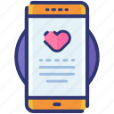 app, application, heart, love, smartphone, valentine