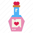 chemistry, flask, heart, love, potion