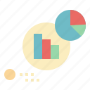 analysis, chart, data, pie