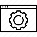 configuration, gear, options, preferences, setting, settings, web