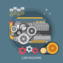 car, car machine, machine, mechanism, motor, technology, vehicle