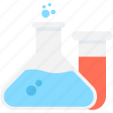 chemical, flask, lab flask, research, test tube