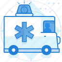 ambulance, emergency, medical, vehicle