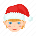 child, christmas, happy, hat, new, santa, year