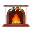 christmas, fire, fireplace, gift, happy, new, year