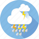 cloud, hymidity, lightning, rain, strom, temperature, weather