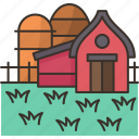 farm, barn, agriculture, ranch, rural