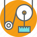 contruction, experiment, physics, pulley, science