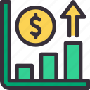 profit, graph, growth, statistics, bar, chart