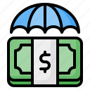 insurance, protection, security, umbrella, money, dollar, finance