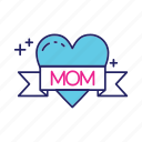 day, happy, heart, mom, mothers