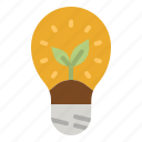 eco, idea, bulb, lightbulb, energy