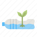 reuse, plant, pot, water, garden